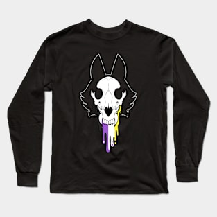 Skull Pride - Nonbinary Long Sleeve T-Shirt